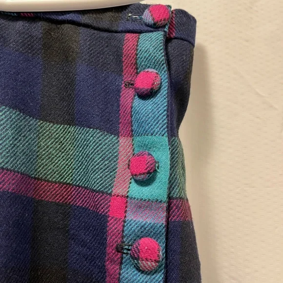 Vintage Plaid Skirt - Picture 3 of 3